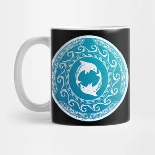 Twin Dolphin Mug